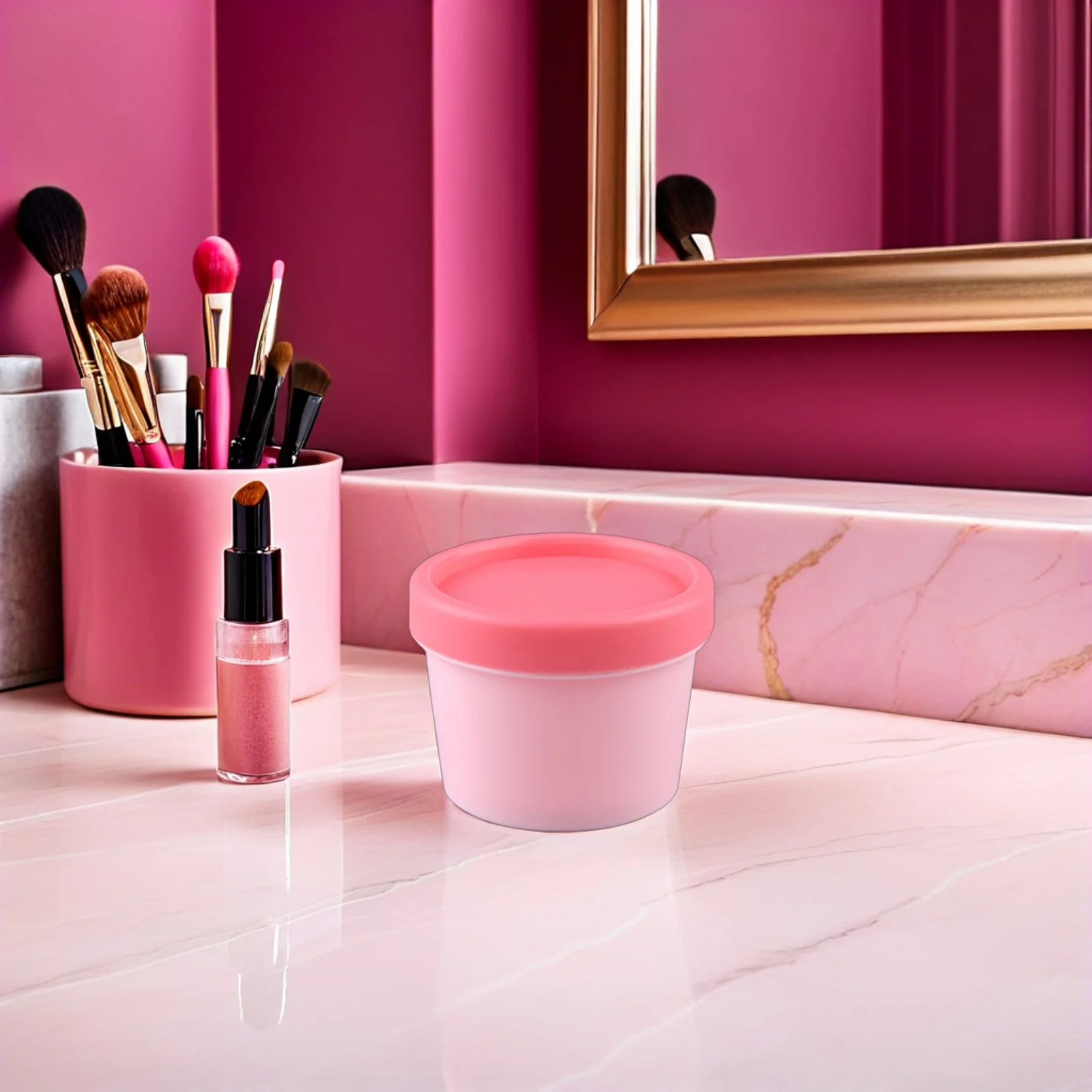 12 ชิ้นขวดครีมเปล่าสำหรับเดินทาง ภาชนะเก็บของน้ำหนักเบา ขนาดกะทัดรัด ฝาปิดกันรั่ว กล่องเครื่องสำอางอเนกประสงค์