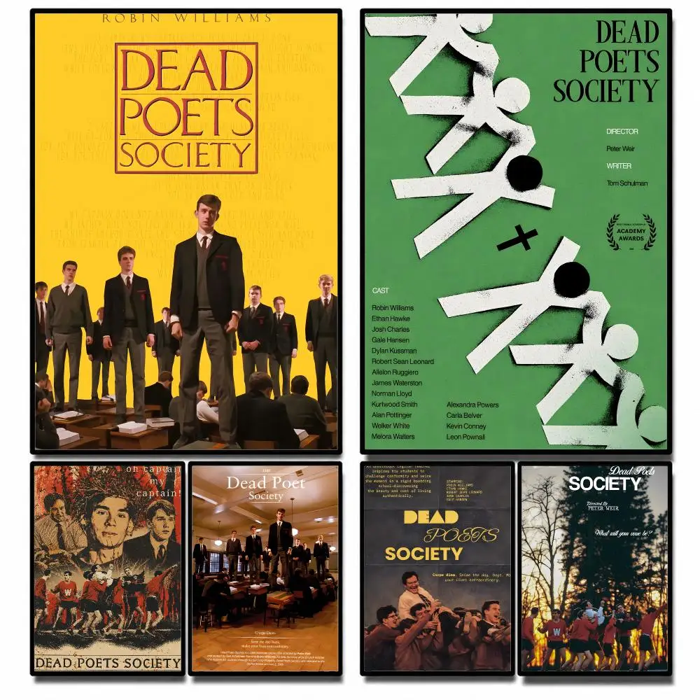 Movie Dead Poets Society Poster High-definition  stickers, suitable for bedroom, living room, home decoration