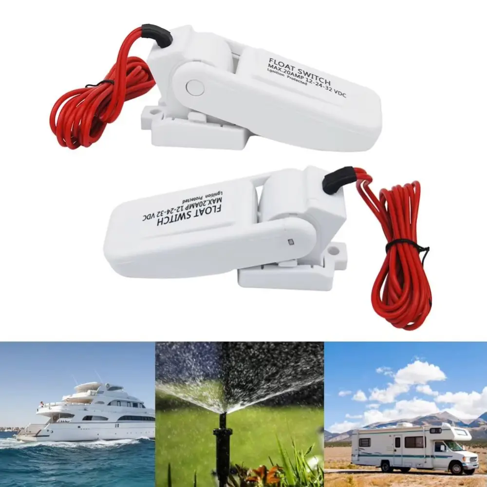 DC 12V Water Pump Switch Automatic Submersible Bilge Pump Switch Water Level Controller Electric Automatic Electric Pump Boat