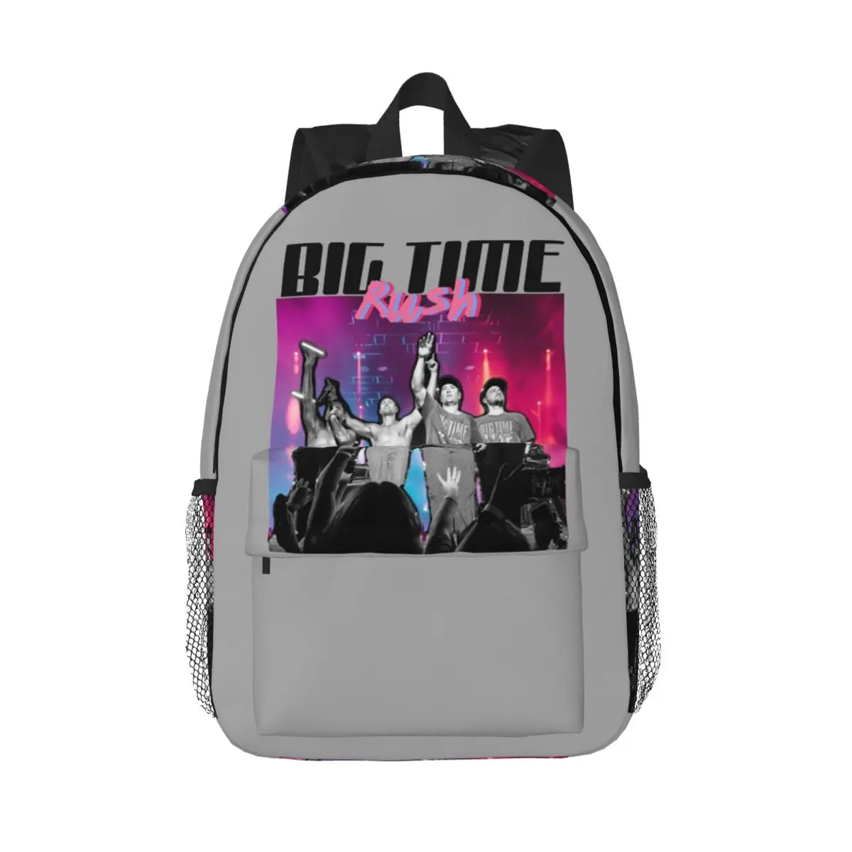 Big Time Rush BTR Band Music Backpack Daypack Large Capacity Boys Girls BookBag Shoulder Bags for Men Women Children School Bag