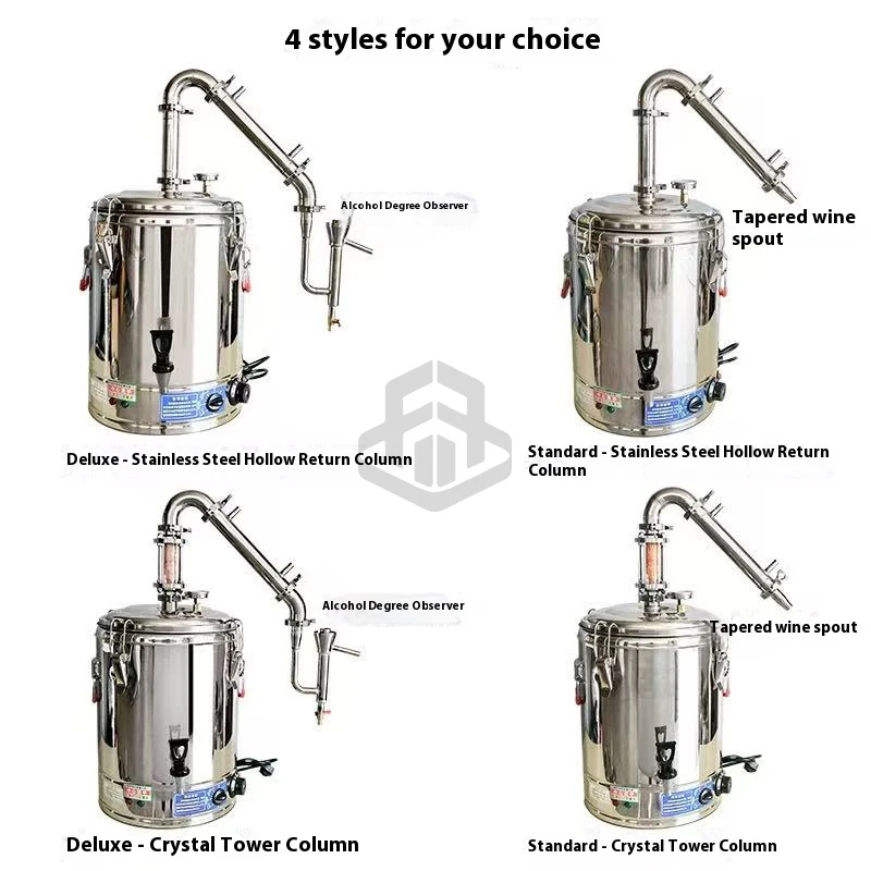 معدات تخمير المكونات الأوتوماتيكية بالكامل آلة تخمير منزلية صغيرة النبيذ المحمص ارتداد لا يزال