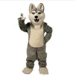 Christmas Hot New Wolf Mascot Costumes Halloween Dog Mascot Character Holiday Head Fancy Party Costume Adult Size Birthday