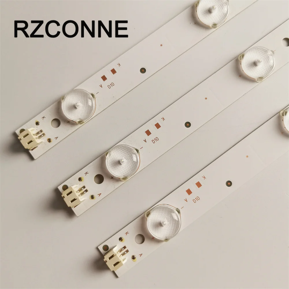 3pcs 775mm LED backlight strip 10lamps for ZK40D10-ZC21FG-02