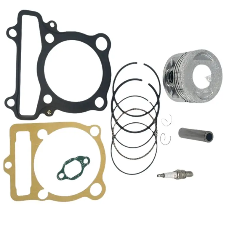 Kit de Cilindro de Motor A65P-1Set 83mm con Bujía/Junta/Anillo de Pistón y Camisa de Pistón para Yamaha Warrior 350 (YFM350X) 1987-2004