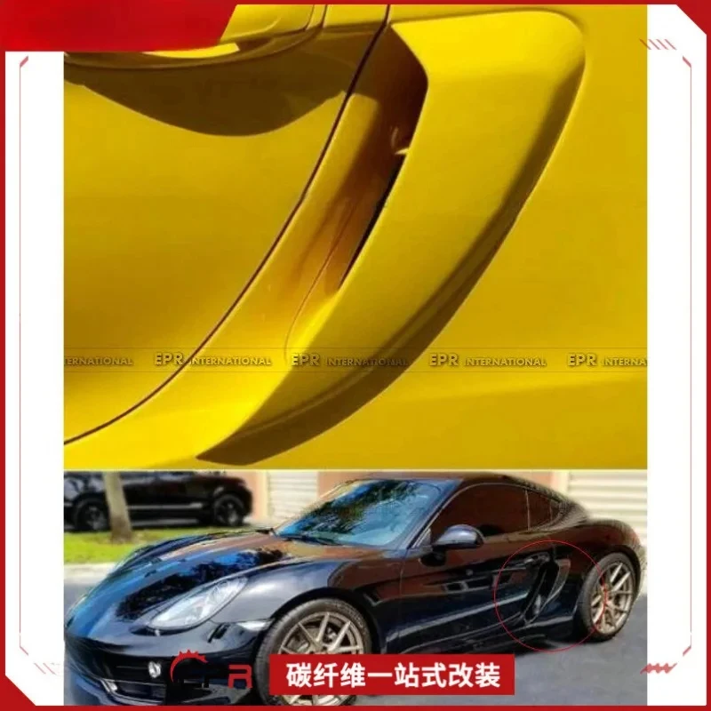 Suitable Cayman 981 Carbon Fiber Side Vent Baffle Add-On