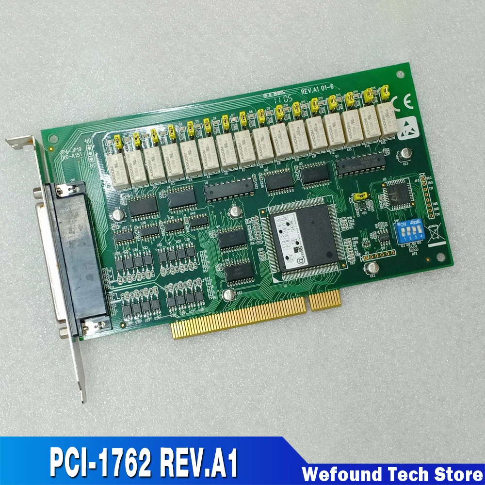 

16-Channel Isolated Digital Input And 16-Channel Relay Output Card For Advantech PCI-1762 REV.A1