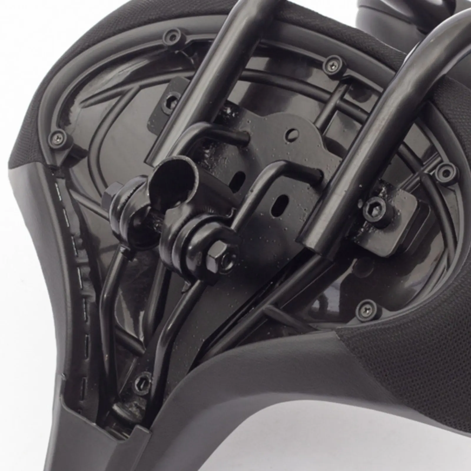 Asiento de Triciclo Motorizado con Respaldo Ajustable, Cubierta Antideslizante de PU y Cojín de Asiento con Soporte Lumbar