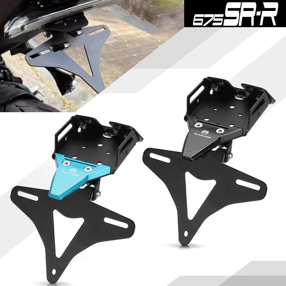 

675SS SS 2025 License Plate Bracket Holder FOR CFMOTO CF MOTO 675SR/675SR-R 675NK 675 SRR 2024 2025 2026 Motorcycle Accessories