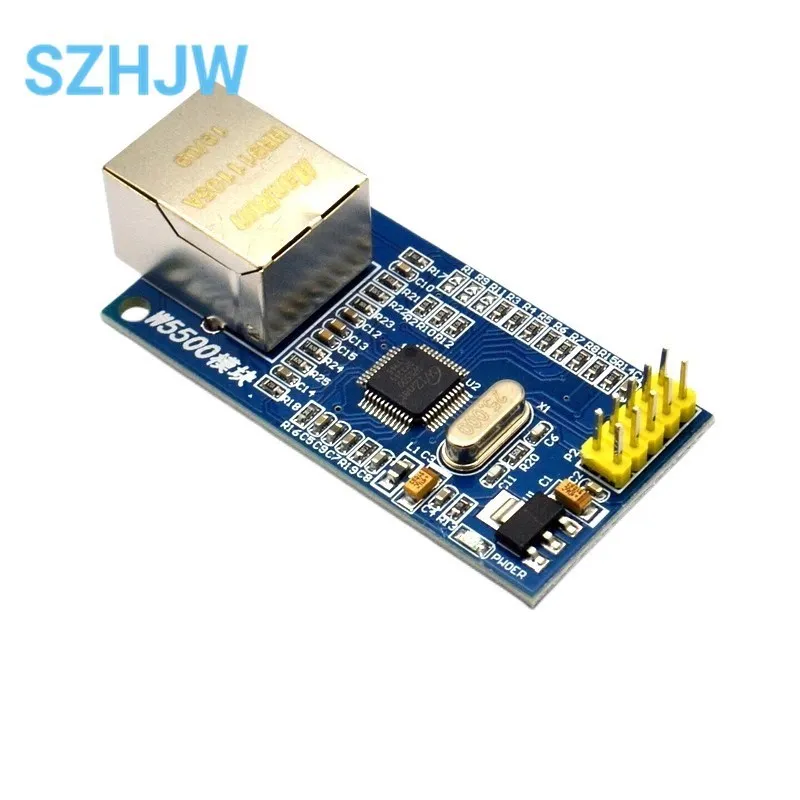 W5500 Ethernet Shield LAN Network Module Support TCP/IP 51/ STM32 Microcontroller Program With 32k Bytes SPI 3.3V/5V Over W5100