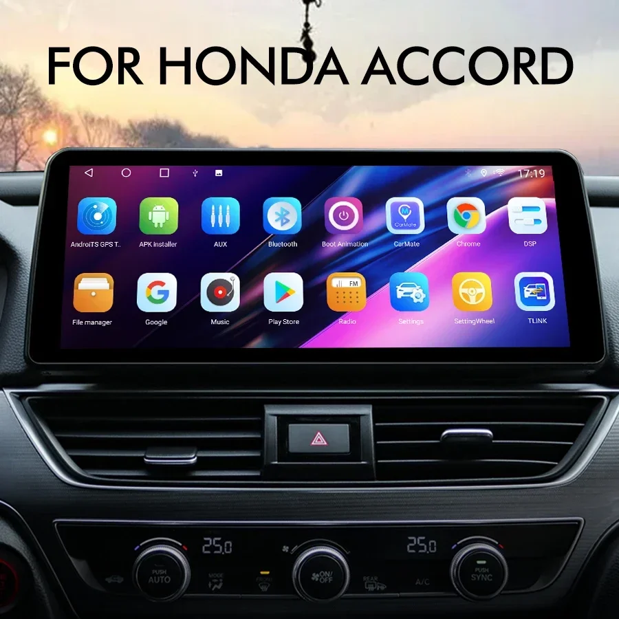 

12.3" Android 13 Screen For Honda Accord 2019 2020 2021 All In One GPS Navigation Car Multimedia Video Player Radio 128G Carplay