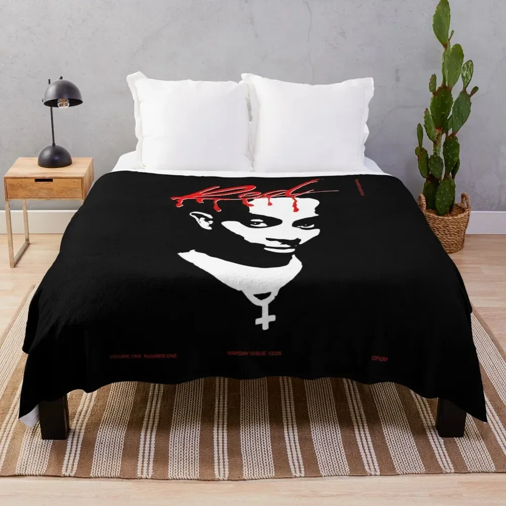 Whole Lotta Red, Carti Throw Blanket warm for winter Luxury anime Blankets