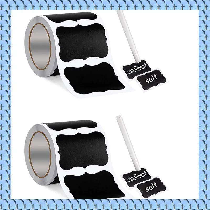 

Этикетки для классной доски волнистой формы NOCM, стираемые многоразовые прямоугольные наклейки для доски с 2 жидкими меловыми ручками, 300 шт.