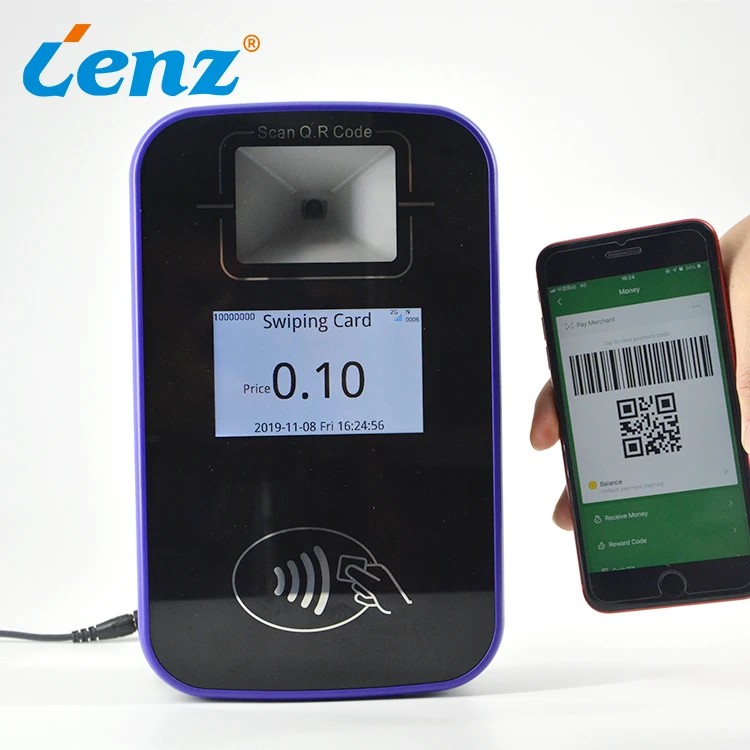 Cashless Payment Card Reader NFC Bus Validator POS Terminal for Public Transportation