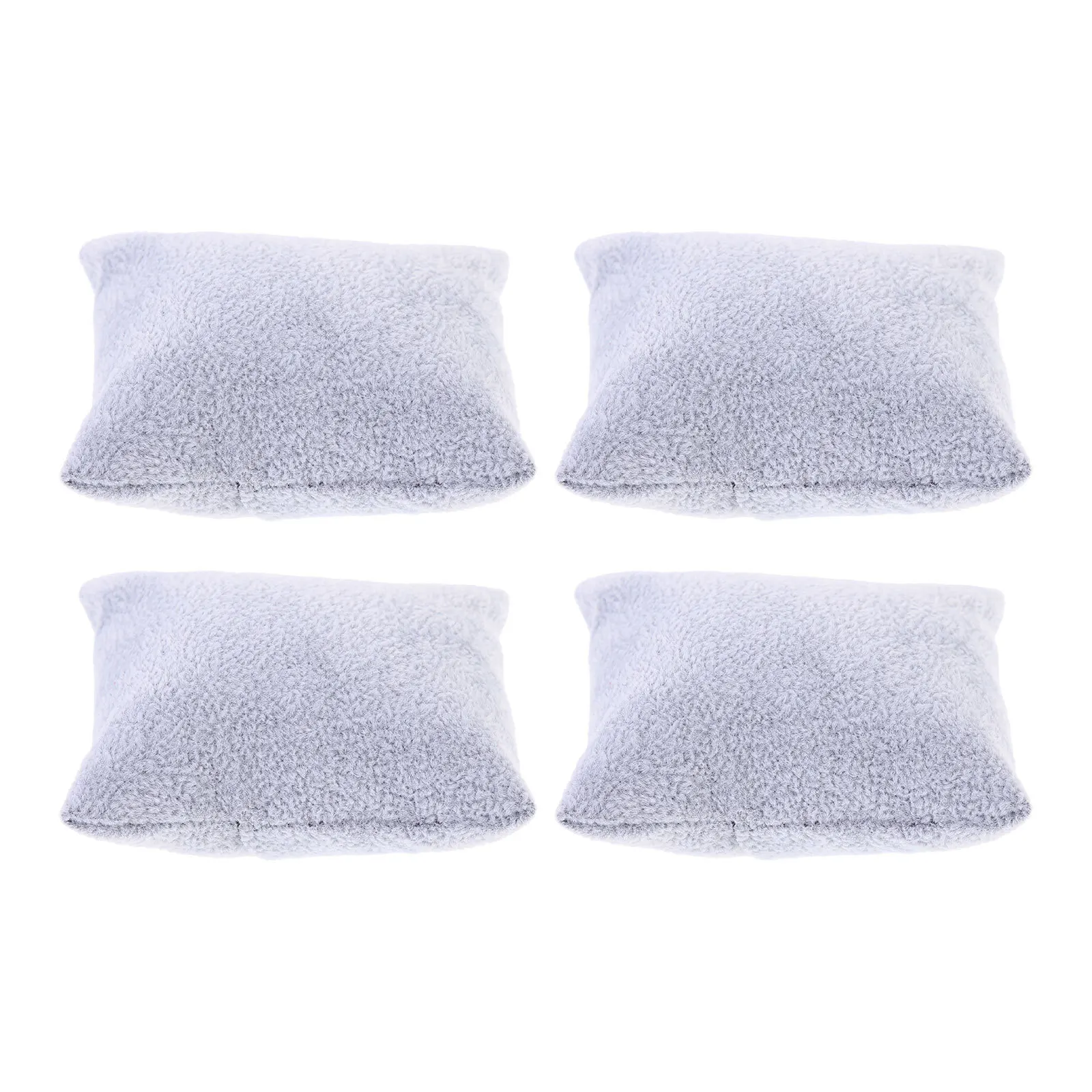 

4 шт., подушка для часов, мягкая мягкая подушка для браслета, держатель для ювелирных изделий для розничных витрин, музея, торговых шоу