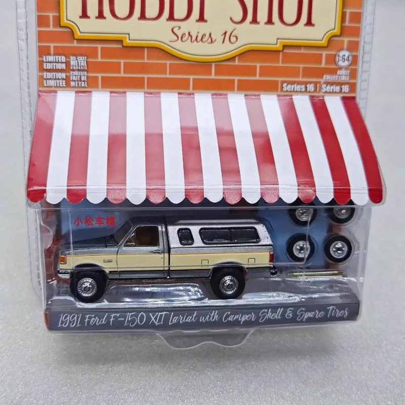

Greenlight Diecast 1:64 1991 F-150 XLT Varnish Simulation Car Model Static Collection Decorated Holiday Toys Souvenir Gift