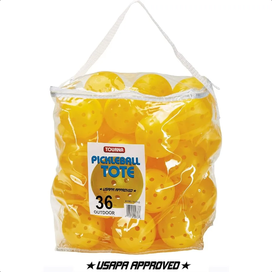 

Strike Outdoor Pickleballs 36 Pack USAPA Appd Optic Yellow (PIKL36OYO)