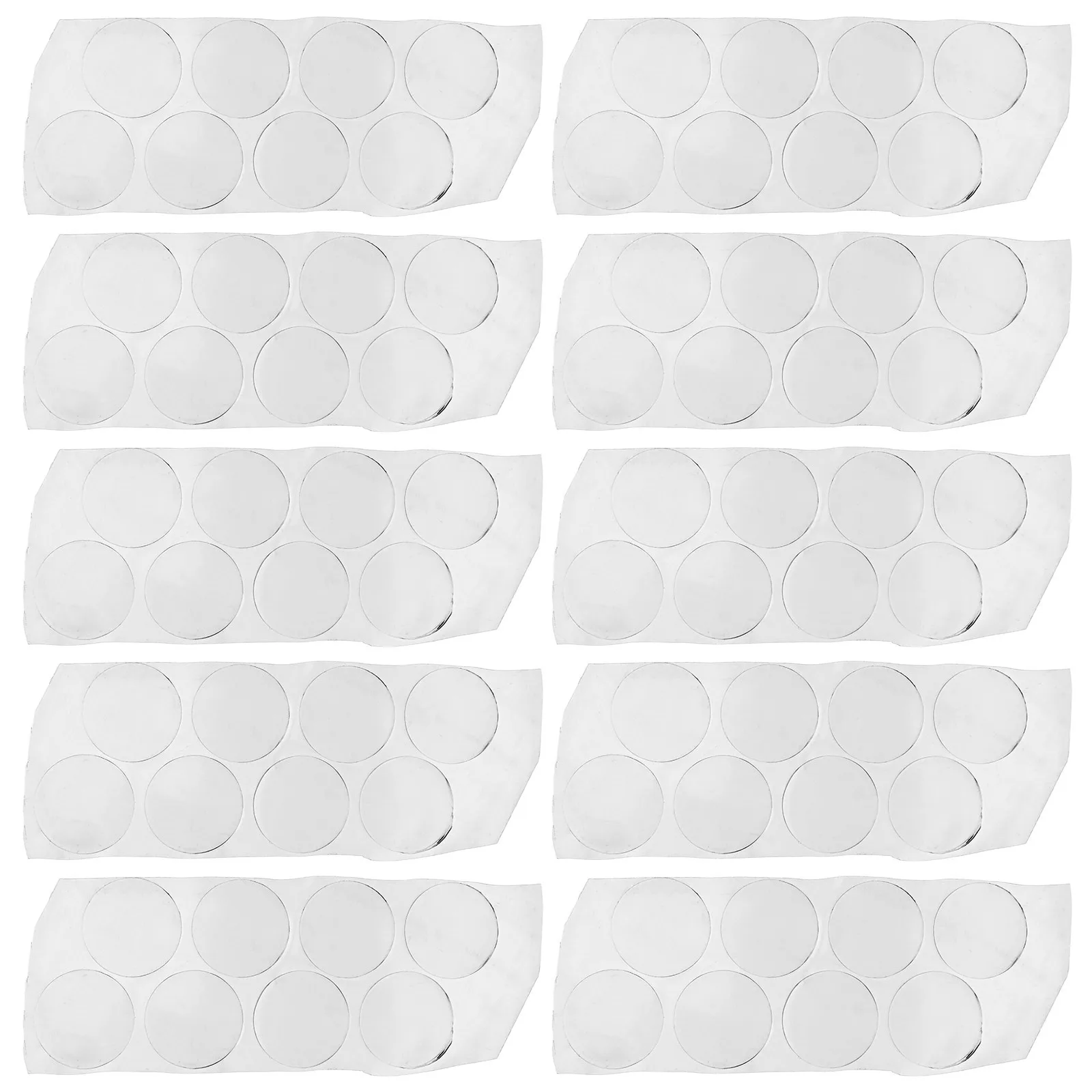 

80Pcs Transparent Non-Slip Adhesive Table Pads Glass Table Protectors Durable Bumpers Anti Slip Furniture Pads