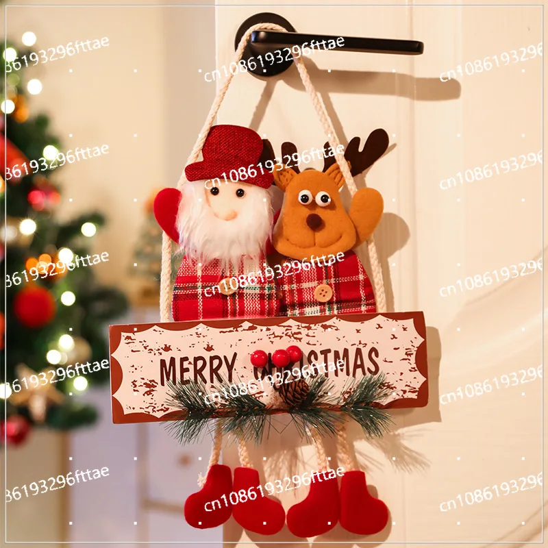 Christmas Decorations, Santa Decorations, Snowman, Elk, Hanging Ornaments, Dolls, Holiday Scene Arrangement