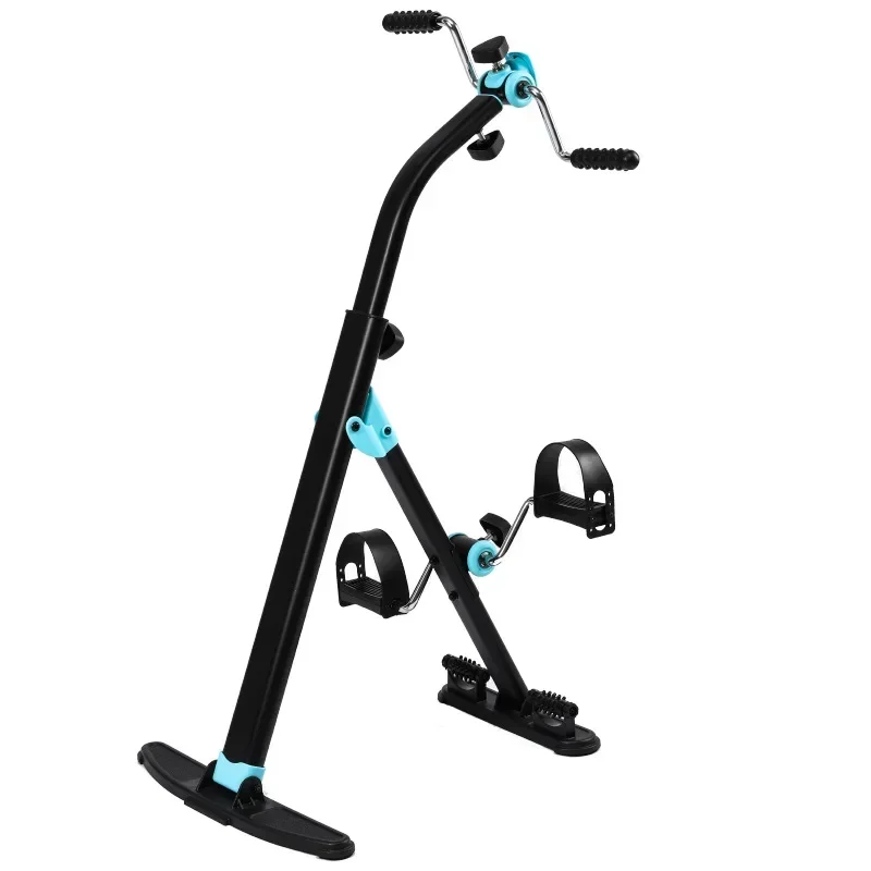 Portable Vertical Stepper Elder Hands and Legs Training Bicycle LCD Display Mini Exercise Bike Indoor Fitness Equipment SJ