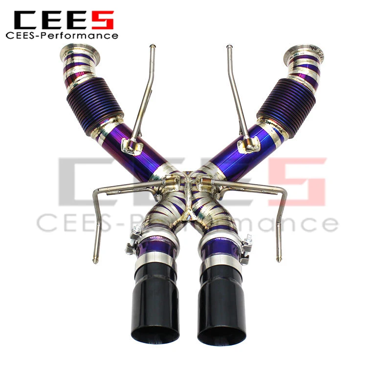 CEES Lightweight Exhaust for Mclaren 750S Coupe/Spider 4.0T 2020-2025 X Pipe Design Catback