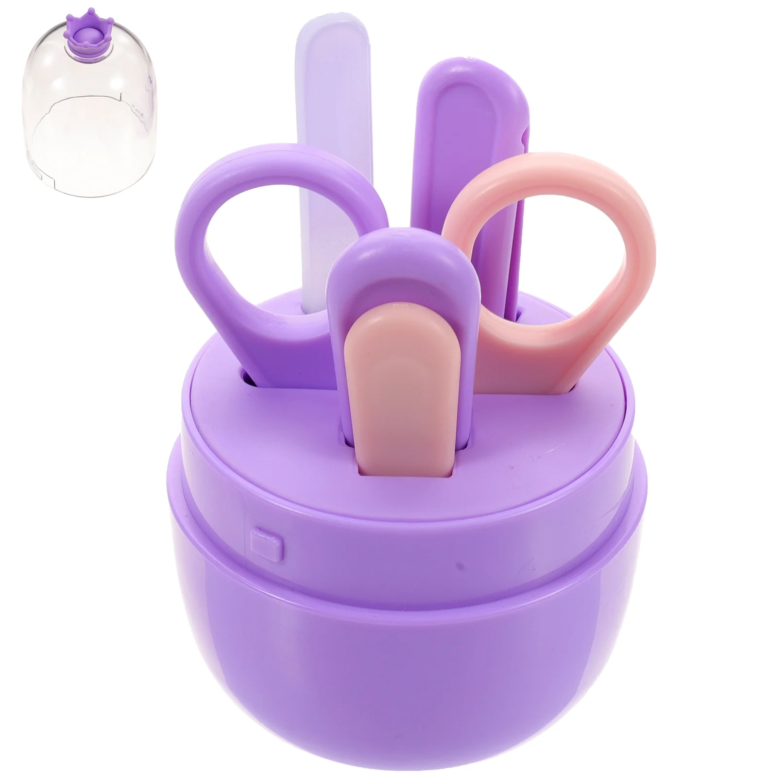 

Baby Nail Clippers Set Care Kit for Kids Infant Newborn Toddler Child Healthcare Tools Stainless Scissors Storage Box Manicure