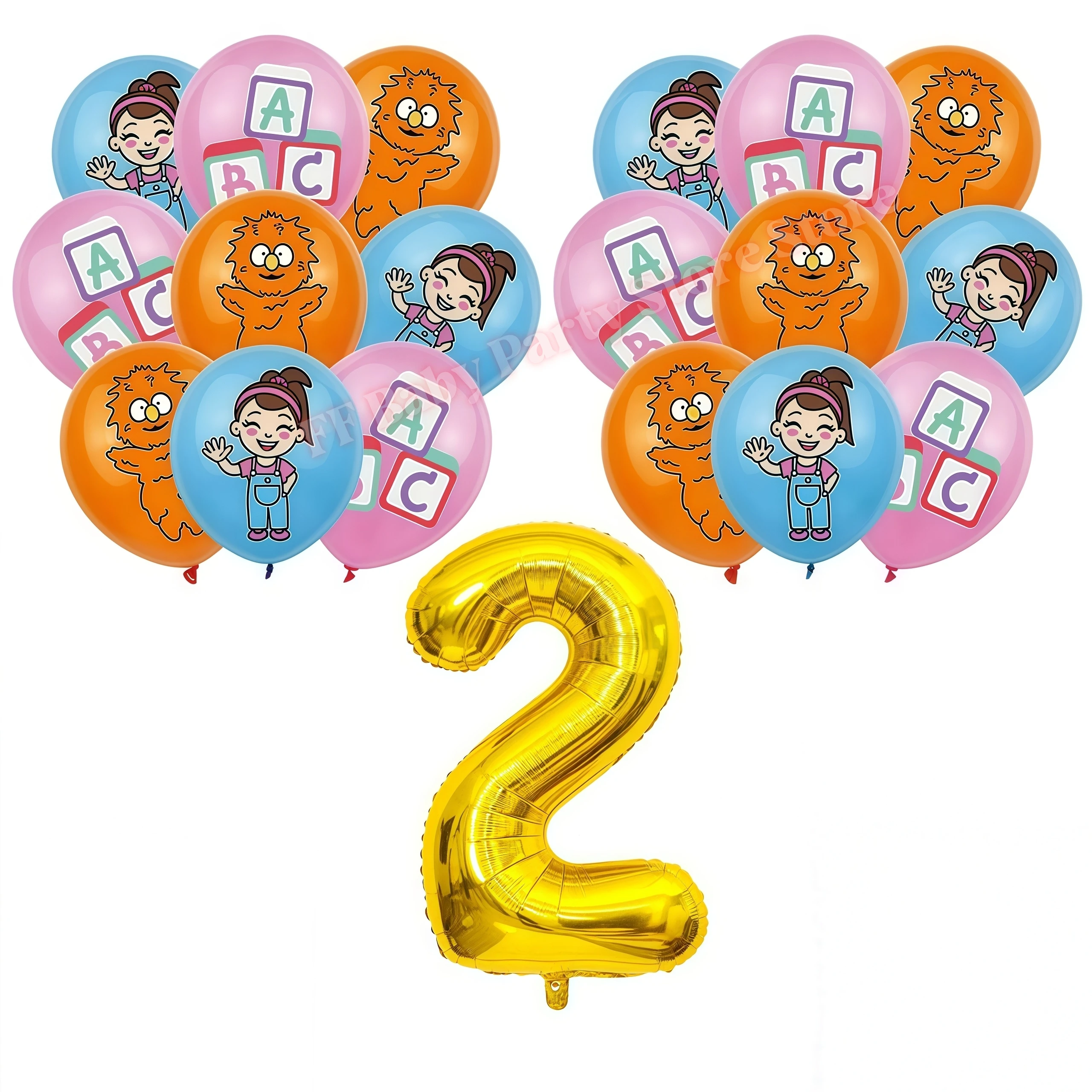 Neue Latzhose Geburtstagsparty-Tischdecke Frühpädagogik Kinderparty-Zubehör Englischlehrer Baby Badezimmer-Dekoration – Detail 19
