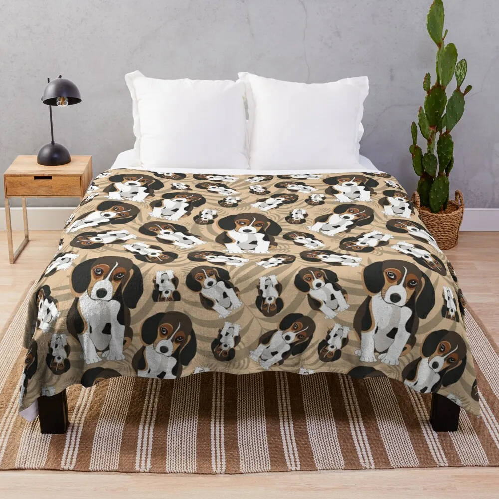 

Cute litte Beagle Throw Blanket anime Baby Blankets