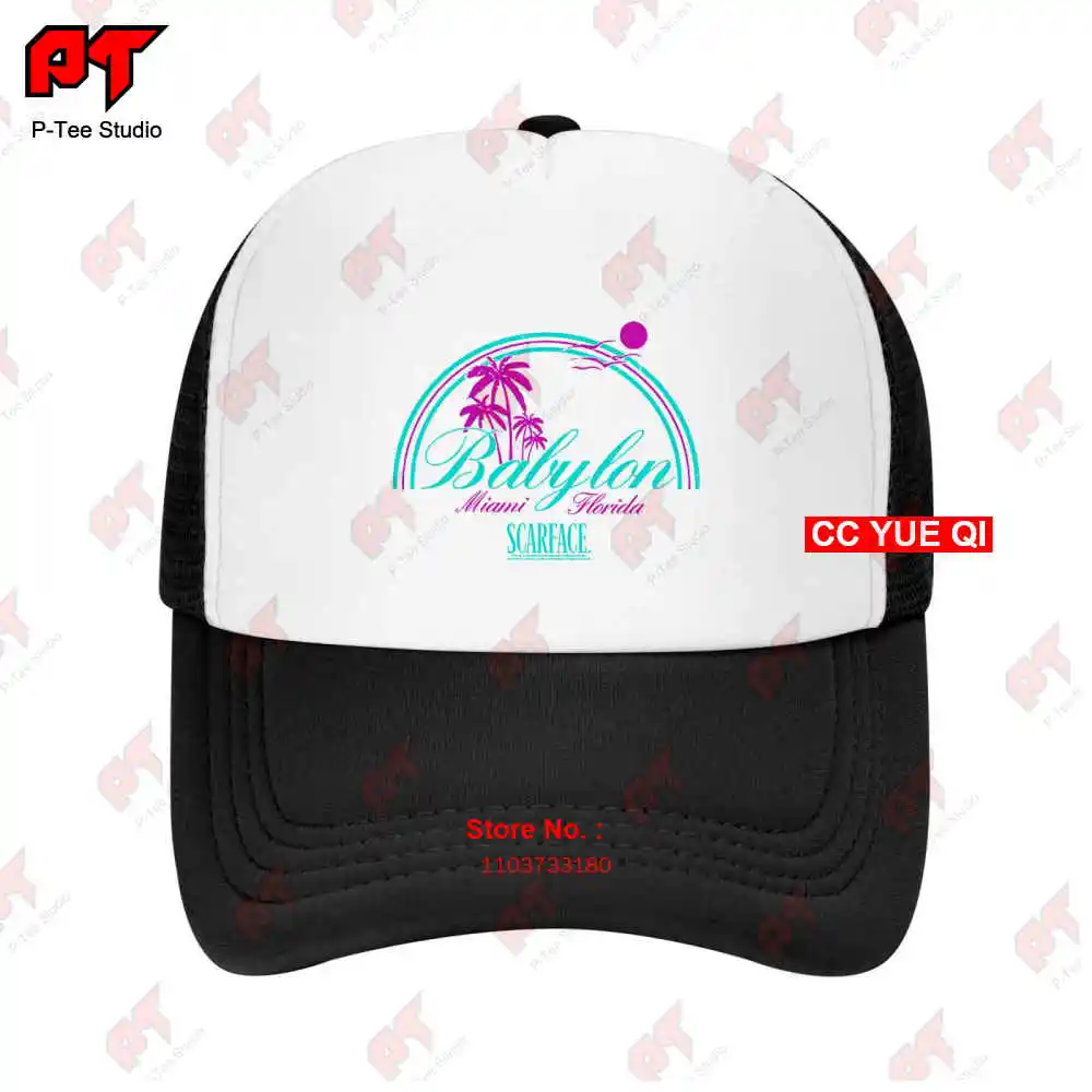 Scarface Babylon Miami Florida Mob Mafia Movie Baseball Caps Truck Cap D9SV