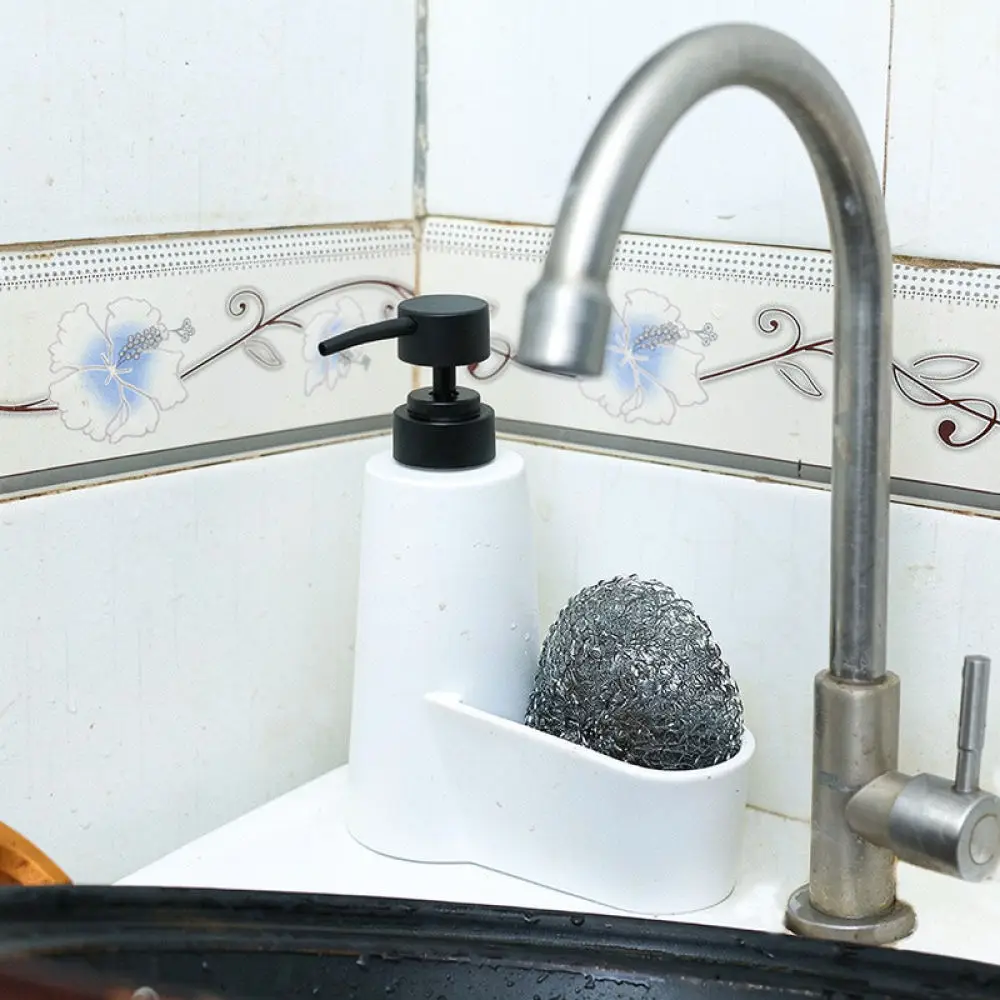 Modern Modern Kitchen Soap Dispenser Resin Matte Finish Press Pump Bottle Dish Detergent Organizer Countertop Cleaning Tool - Aliexpress Deal