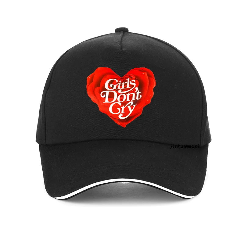 

Girls Don’t Cry print baseball cap rose heart shape Women hat high quality Cotton summer Casual adjustable Snapback hats gorras