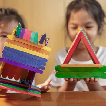Colored Popsicle Craft Sticks 5