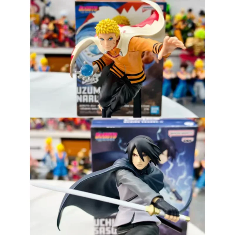 

Bandai Namco Banpresto Naruto Uchiha Sasuke Uzumaki Naruto Next Generations Vibration Stars ПВХ Коллекционная фигурка Модель игрушки в подарок