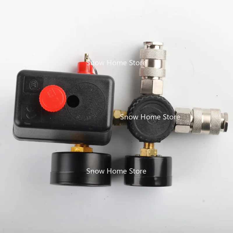 Air Compressor Automatic Pressure Control Switch Assembly 90-120PSI with European Style Connector