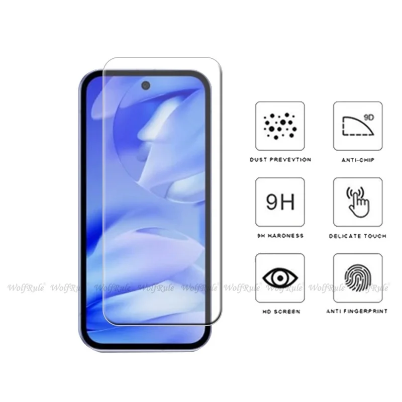 4-1PCS Für Google Pixel 10A Glas Google Pixel 10A gehärtetes Glas Transparent 9H HD Clear Cover Kleber Displayschutzfolie Pixel 10A – Detail 2