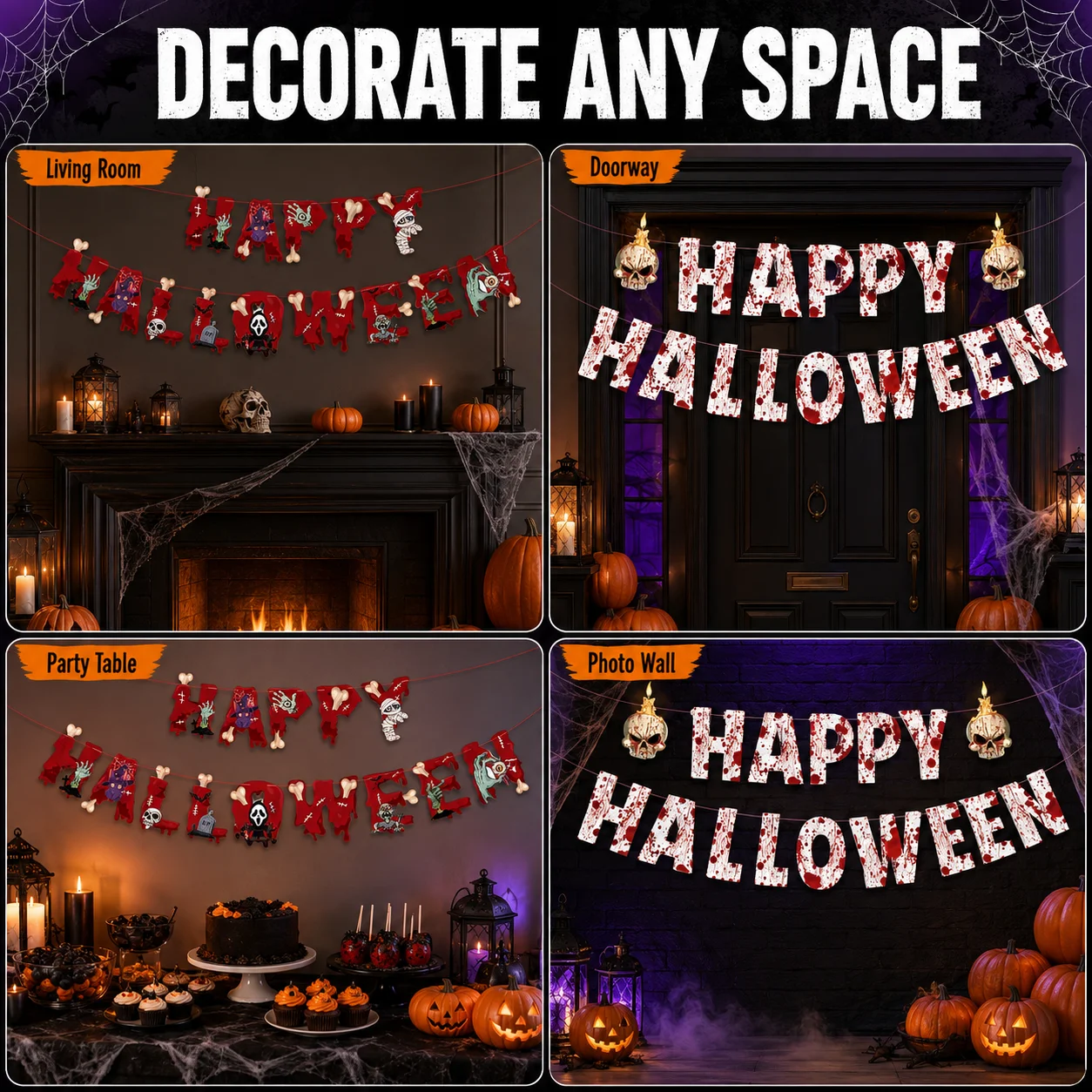 Halloween Ceiling Hangings: Sk - Home Improvement Kids 评论和价格