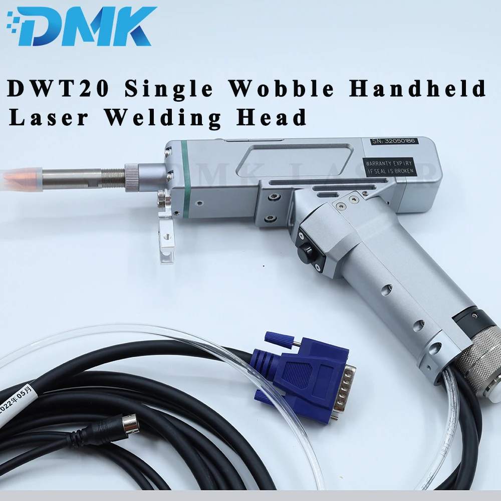 DMK Qilin DWT20 Single Wobble Handheld Fiber Laser Welding Head Light In Weight Soldering Gun