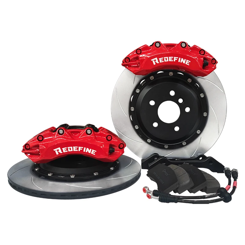 

Applicable ToNew For Honda For Civic Accord FD Ek Jazz Brake Kit With 4 Piston Big Caliper & 330/355/380mm Rotor Compatible Fit/