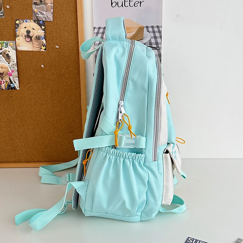 Fashion Lady High Capacity Waterproof College Backpack Woman and Man Trendy Girls Laptop School Bags Cute Girl Travel Book Bag