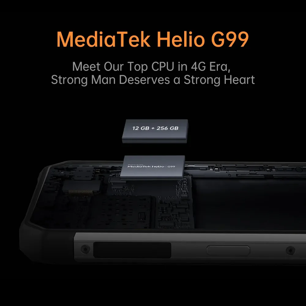 OUKITEL-WP27 الجهاز القوي ، 12GB ، 256GB ، 6.78 "FHD + الشاشة ، هيليو G99 ثماني النواة ، بطارية 8500mAh ، كاميرا 64MP ، أندرويد 13 ، نظام التشغيل