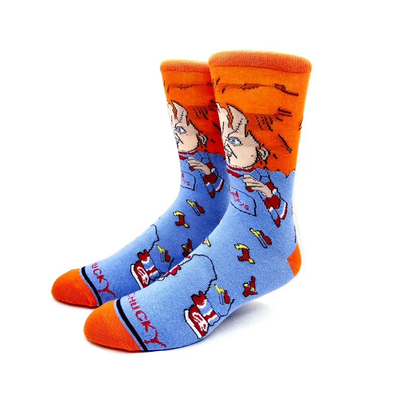 Chaussettes longues pour hommes et femmes, Anime Simpson, hauteur des genoux, Cosplay, mollet, personnalité adulte, Hip Hop, noël, nouvelle collection 2023