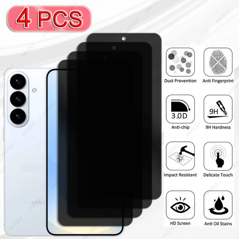 Anti-spy Glass For Samsung Galaxy S26 Glass Privacy Screen Protector For Samsung Galaxy S26 Anti Glare Film Camera Len Protector