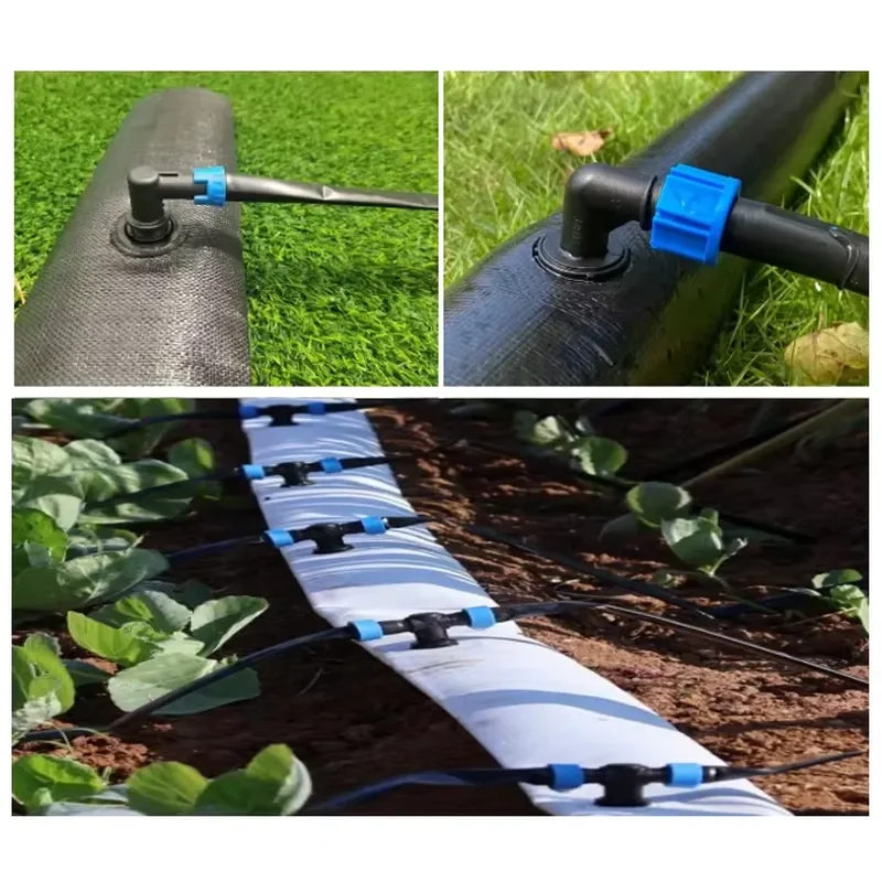 16mm High Pressure PE Soft Plastic Pipe 100m Roll Prefabricated Hole Main Water Irrigation Tube Super Strength Flexible Hose