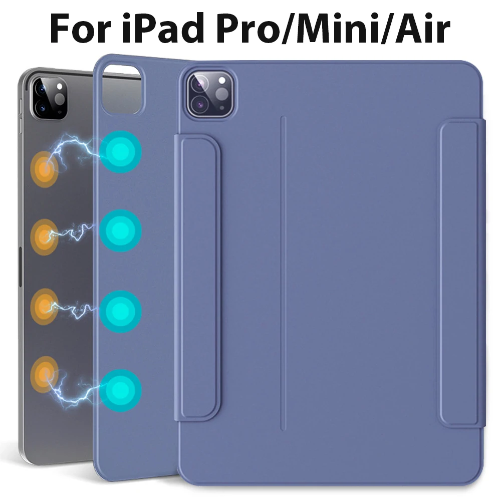 Magnetic Smart Cover for iPad 10 10.9 Pro 12.9 11 2022 Capa,For iPad Air4/5 10.9 mini 6 Full Split Buckle Anti-bending Case