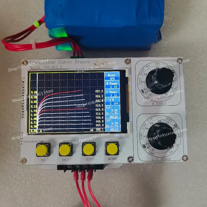 Transistor Illustration Instrument Characteristic Curve Tester 5A Max Collector Current Support Thyristor