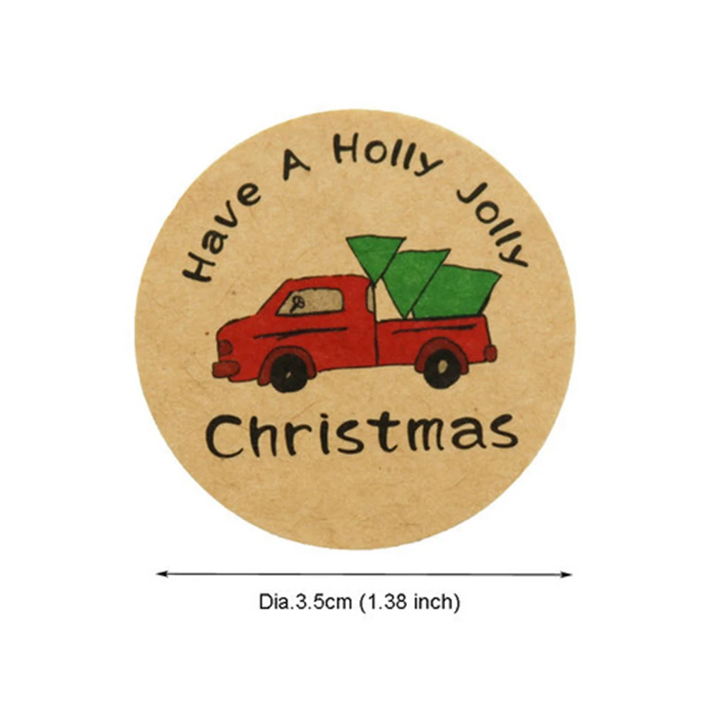

Cartoon Stickers Christmas Labels Personalised Xmas Gift Merry Decals for Gifts