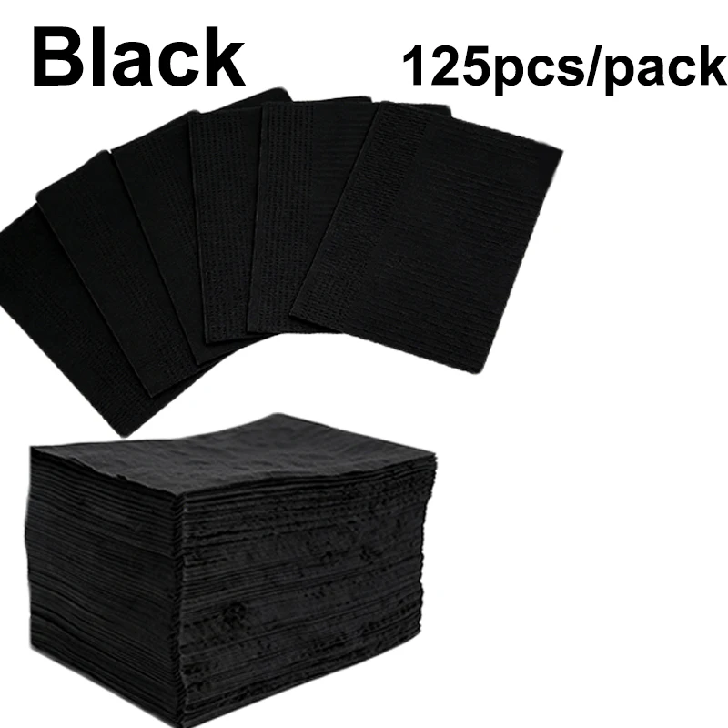 125Pcs Disposable Waterproof Tattoo Clean Pad Tattoo Bibs Table Covers Clean Pad Patient Dental Napkins Tattoo Accessories