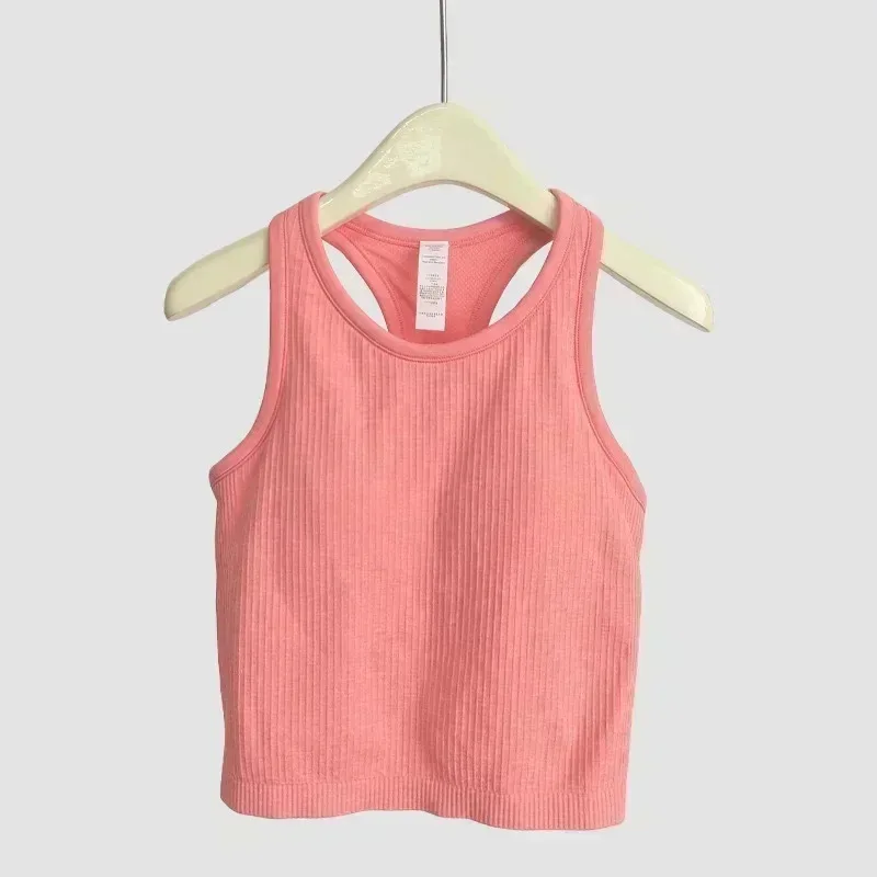 Lemon Women EBB Yoga Sports Vest Sport Jacket Shape Tank Top Fitness Sleeveless Shirt Spring and Summer Bra with Chest Pad