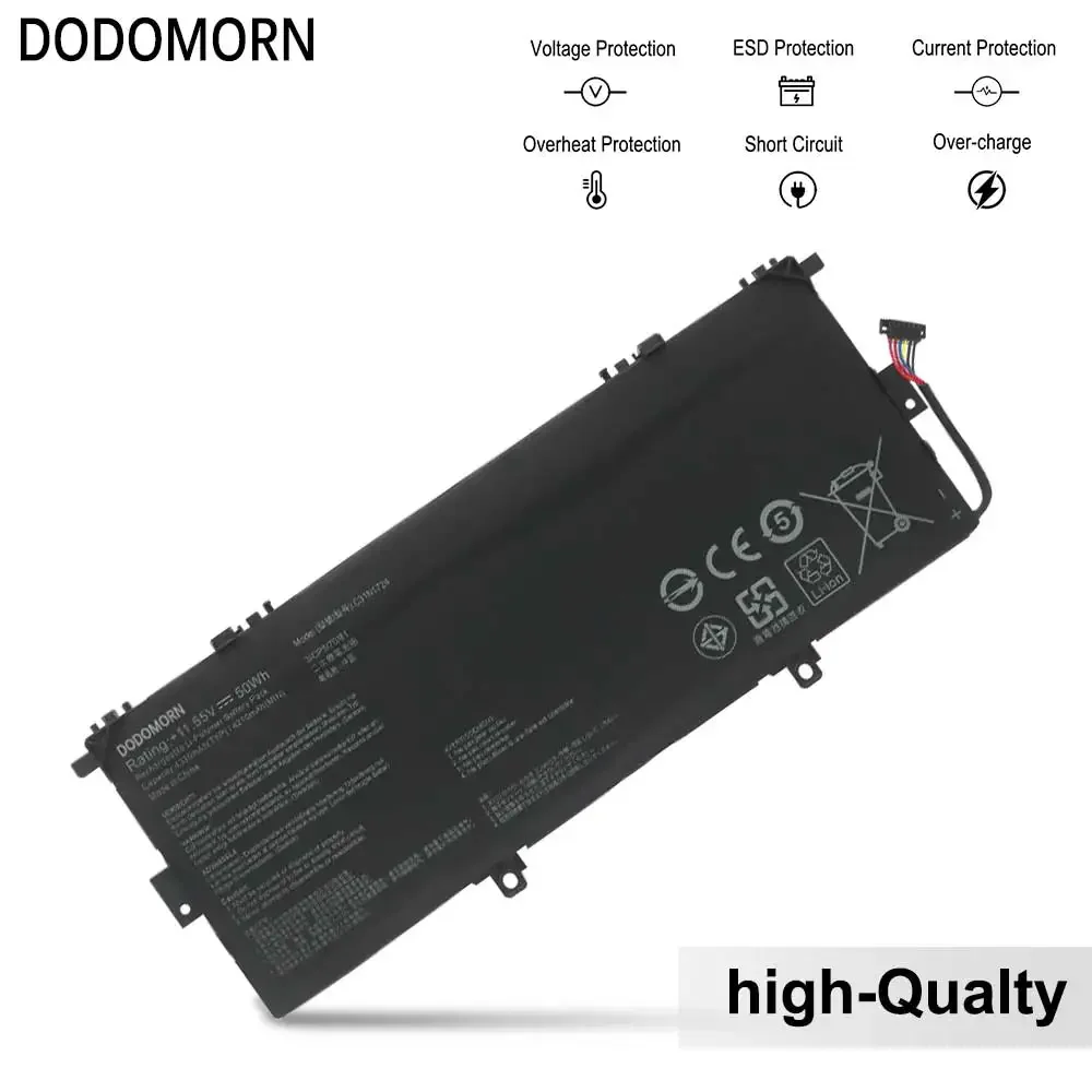 50Wh 11.55V Battery For ASUS ZenBook 13 UX331F UX331UAL U3100FAL UX331FAL UX331FAL-EG017R EG028T Series High Quality