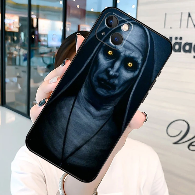 The Nun Valak Horror Phone Case For iPhone 13 12 Mini 11 14 15 Pro Max SE 2020 7 8 Plus X XS Max XR Cover Shell