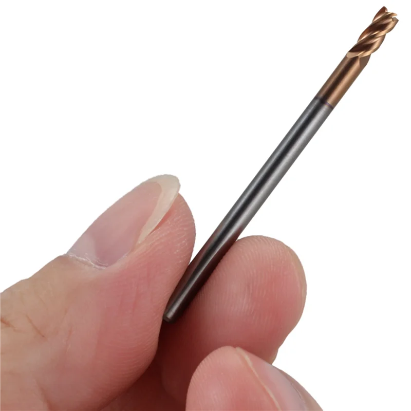 

BHBD-25PCS 3Mm Solid Carbide Endmills Endmill D3X8XD4X50L 4Flute Side Milling Slotting Profiling Face Mill Standard Length